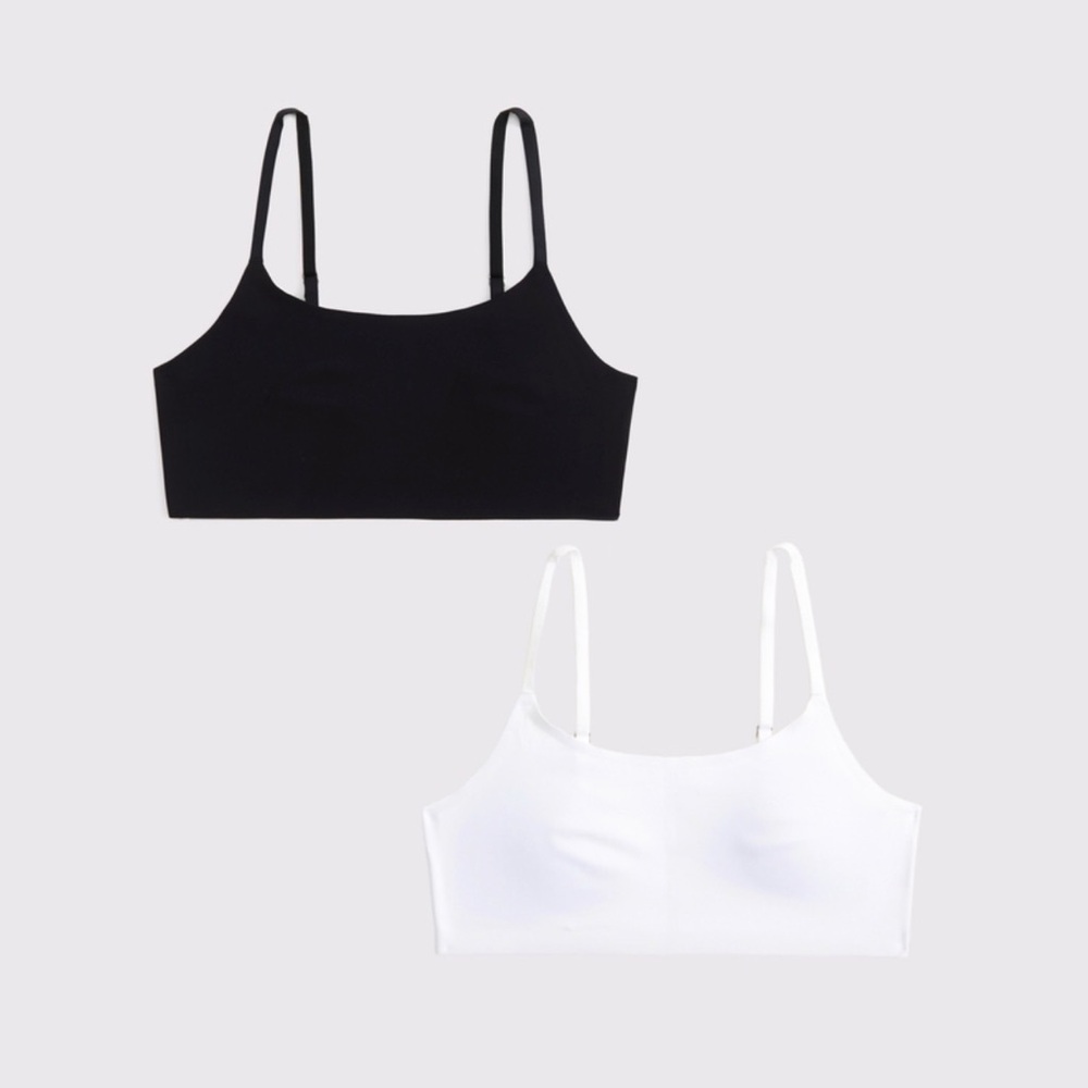 Abercrombie & Fitch Seamless Bralettes - Black